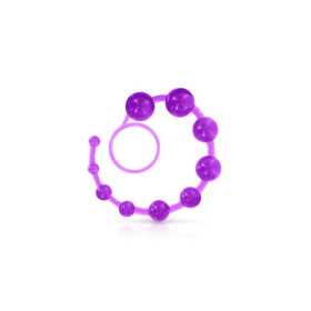 Chapelet anal souple violet 